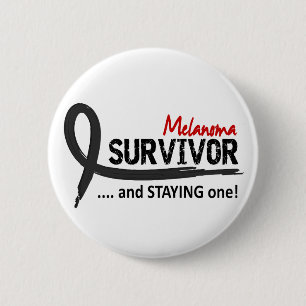 Badge Rond 5 Cm Mélanome du survivant 8