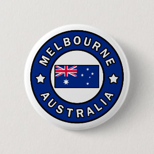 Badge Rond 5 Cm Melbourne Australie
