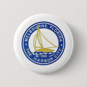 Badge Rond 5 Cm Melbourne, Floride