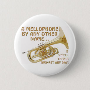 Badge Rond 5 Cm Mellophone par tout autre nom