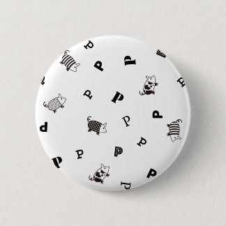 Badge Rond 5 Cm Mellow Pig 缶バッジ