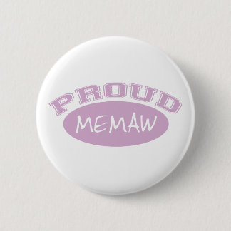 Badge Rond 5 Cm Memaw fier (rose)