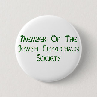 Badge Rond 5 Cm Membre de la société juive de lutin