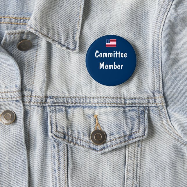 Badge Rond 5 Cm Membre du comité (En situation)
