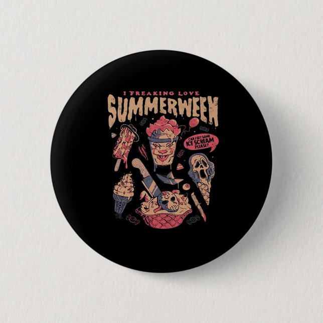 Badge Rond 5 Cm Mème classique Summerween (Devant)