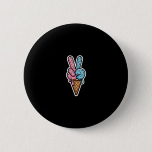 Badge Rond 5 Cm Mème Cool Six Sept 67 Crème Glacée Sport Drip