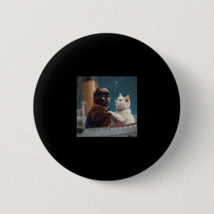 Badge Rond 5 Cm Mème de chat drôle de film Titanic Rms Bateau de c