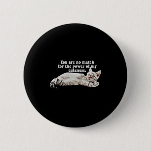 Badge Rond 5 Cm Mème de chat en colère drôle pour les propriétaire