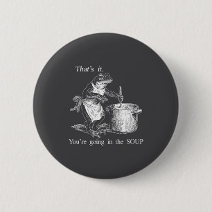 Badge Rond 5 Cm Mème de sorcière de grenouille drôle C'est tout Vo