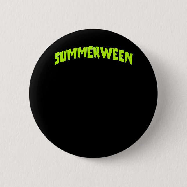 Badge Rond 5 Cm Mème de Summerween (Devant)