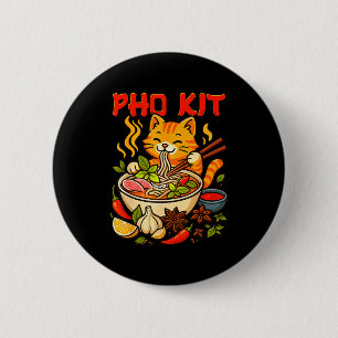 Badge Rond 5 Cm Mème drôle de chat des Mariners Pho Kit