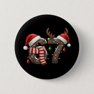 Badge Rond 5 Cm Mème drôle Six Sept 6-7 Noël 67 Lumières de Noël