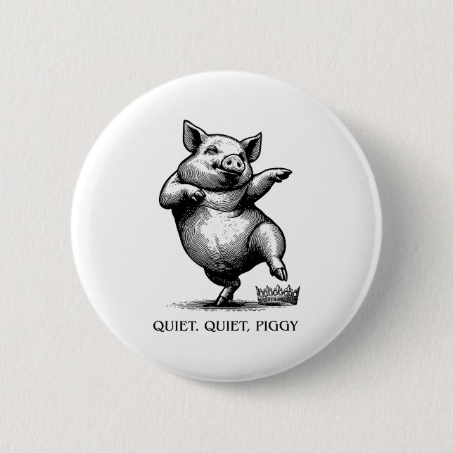 Badge Rond 5 Cm Mème féministe discret humour subtil protestation  (Devant)