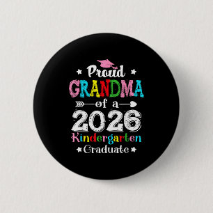 Badge Rond 5 Cm Mémé fière et drôle d'une classe de maternelle 202