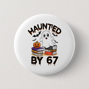 Badge Rond 5 Cm Mème hanté 67 Six Sept 6-7 Blague drôle d'Internet
