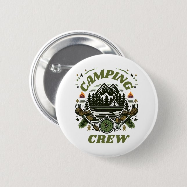 Badge Rond 5 Cm Même mon café est plus fort que l'armée (Devant & derrière)