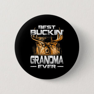 Badge Rond 5 Cm Mémé qui rue toujours T-shirt chasse au cerf qui r
