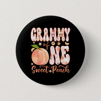 Badge Rond 5 Cm Mémée d'une fête pour la fille du 1er anniversaire