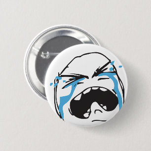 Badge Rond 5 Cm Mèmes de Troll Le Me pleurant Modifiable CHOISISSE