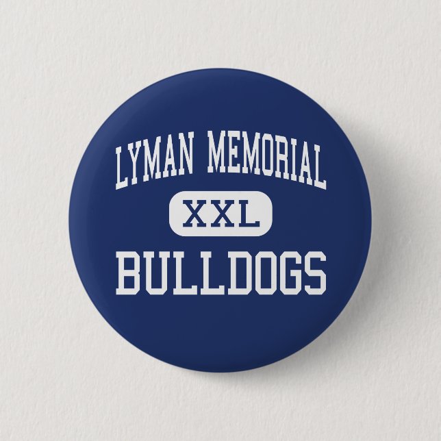 Badge Rond 5 Cm Mémorial de Lyman - bouledogues - haut - le Liban (Devant)