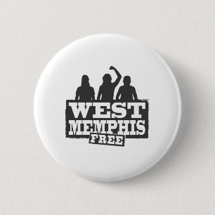 Badge Rond 5 Cm Memphis occidental trois