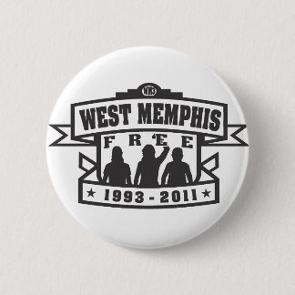 Badge Rond 5 Cm Memphis occidental trois