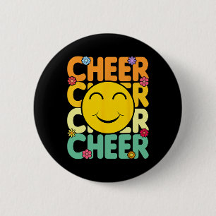 Badge Rond 5 Cm Meneur de claque pour fille d'équipe de meneuse de