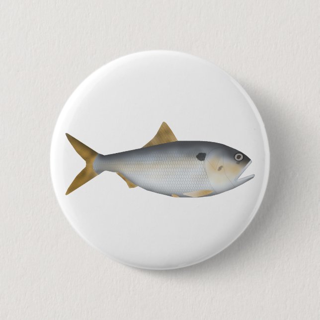 Badge Rond 5 Cm Menhaden argentin (Devant)