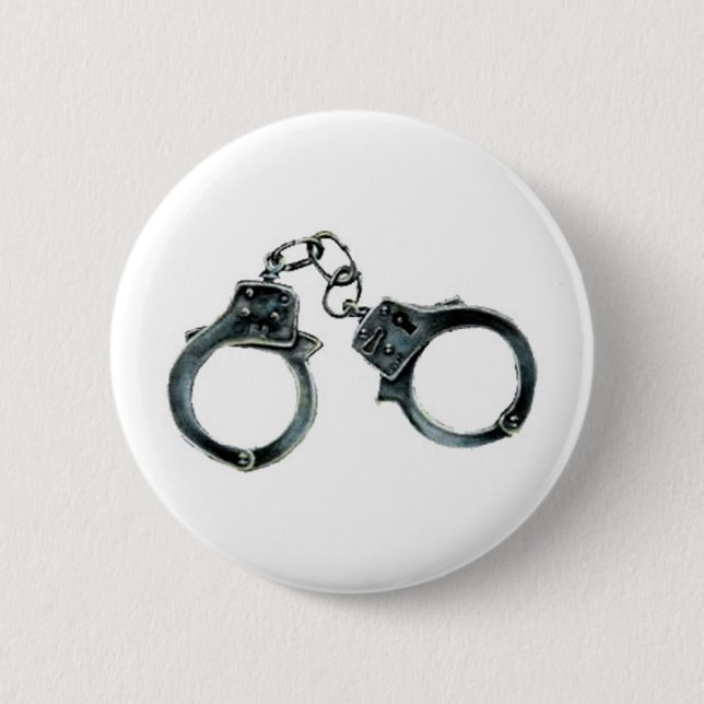 Badge Rond 5 Cm menottes (Devant)