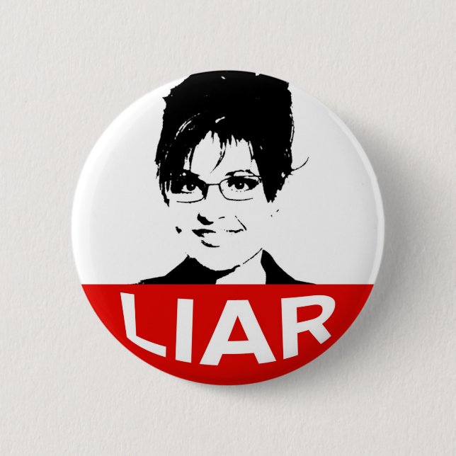 Badge Rond 5 Cm Menteur (Devant)
