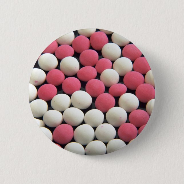 Badge Rond 5 Cm Menthes poivrées délicieuses (Devant)
