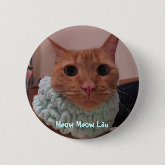 Badge Rond 5 Cm Meow Lau de Meow