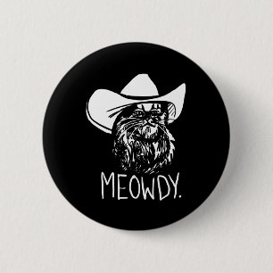 Badge Rond 5 Cm Meowdy Texas Cat Meme