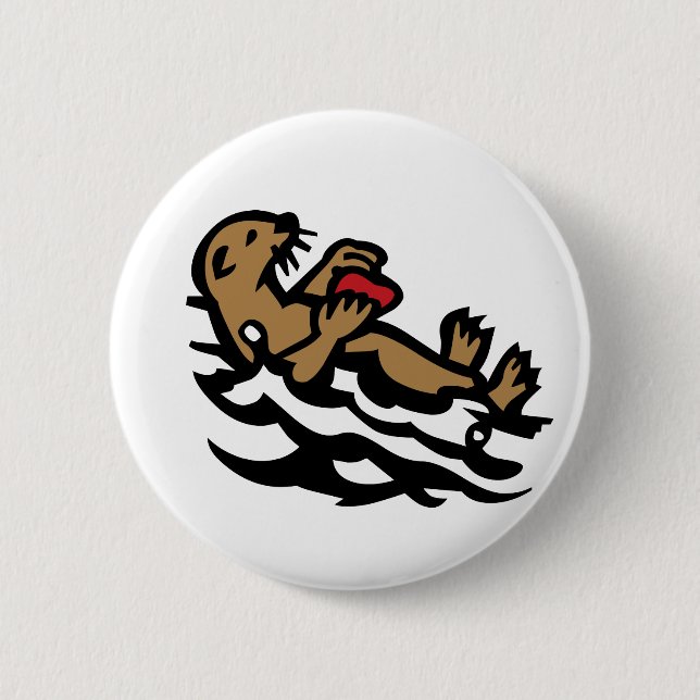 Badge Rond 5 Cm Mer (Devant)