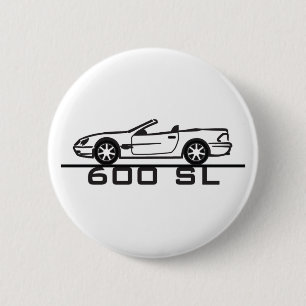 Badge Rond 5 Cm Mercedes 600 SL Type 230
