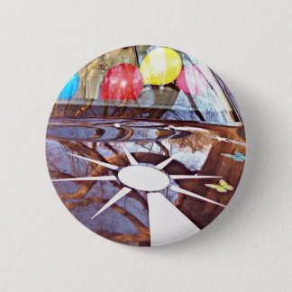 Badge Rond 5 Cm Mercedes clignotent le bouton de ballon !