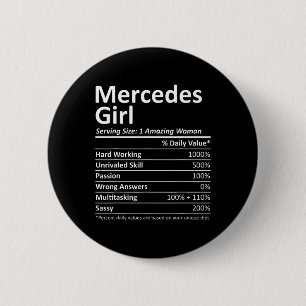 Badge Rond 5 Cm Mercedes Girl Tx Texas Funny City Home Roots Usa G