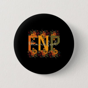Badge Rond 5 Cm Merci FNP Thanksgiving Family Nurtione Pratitione