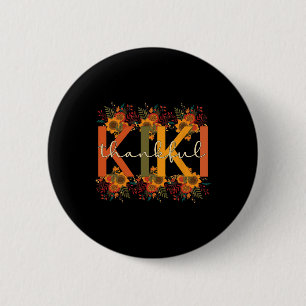 Badge Rond 5 Cm Merci Kiki Grand-mère Thanksgiving Kiki Grand