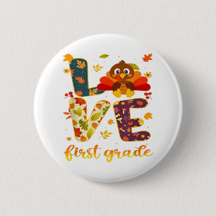 Badge Rond 5 Cm Merci Pour Mes Déchets De 1Ere Année Thanksgiving