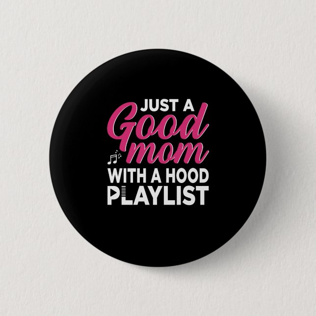 Badge Rond 5 Cm Mère Art C'Est Une Bonne Maman (Devant)