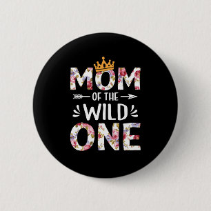 Badge Rond 5 Cm Mère Art Maman Du Far One