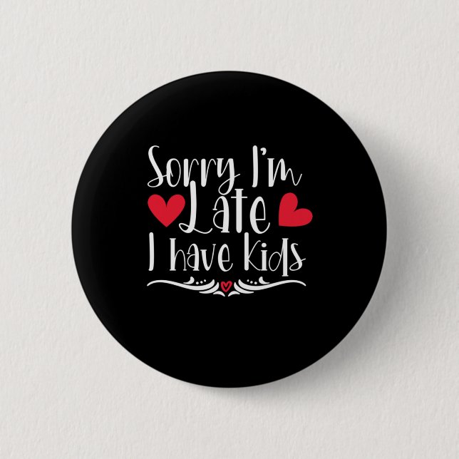 Badge Rond 5 Cm Mère Cadeau J'Ai Des Enfants (Devant)