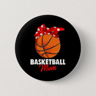 Badge Rond 5 Cm Mère de basket-ball Femmes 1