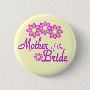 Badge Rond 5 Cm Mère de la mariée