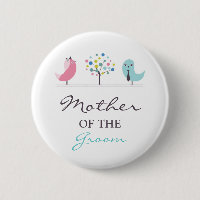Mère des oiseaux de marié épousant le bouton