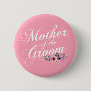 Badge Rond 5 Cm Mère simple du Mariage de la chambre Bouton de l