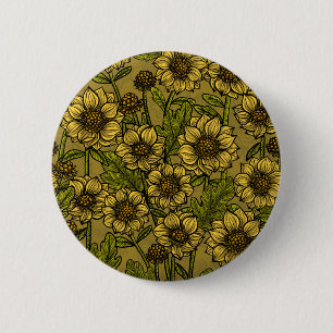 Badge Rond 5 Cm Mères jaunes