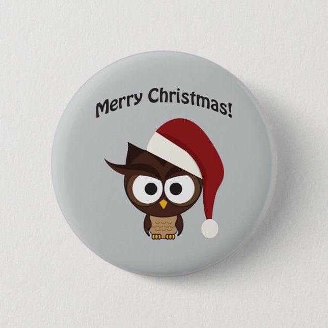 Badge Rond 5 Cm Merry Christmas (Devant)