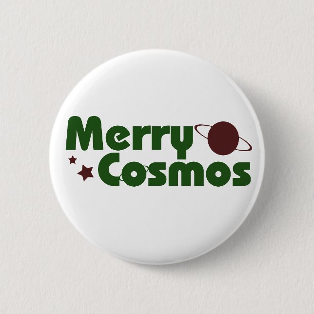 Badge Rond 5 Cm Merry Cosmos (Devant)